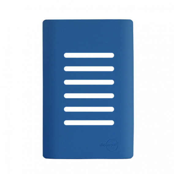 Placa p/ 6 Interruptores (especial) 4x2 - Novara Azul Fosco